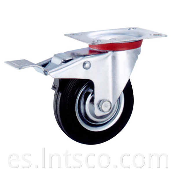 Rubber Brake Caster